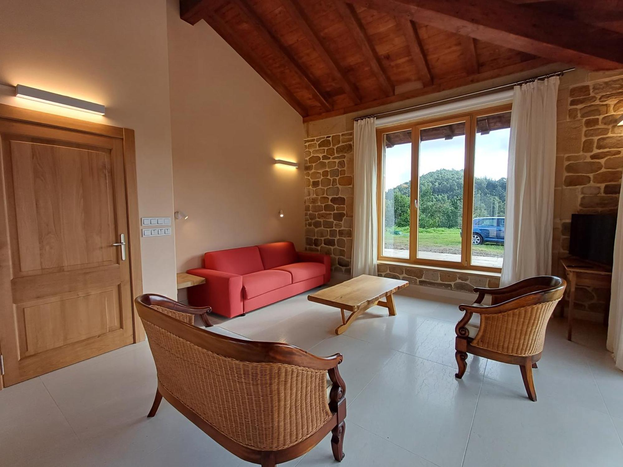 Amplio Apartamento Con Jardin En Villa Haritza Con Vistas Al Mar Ea Eksteriør bilde