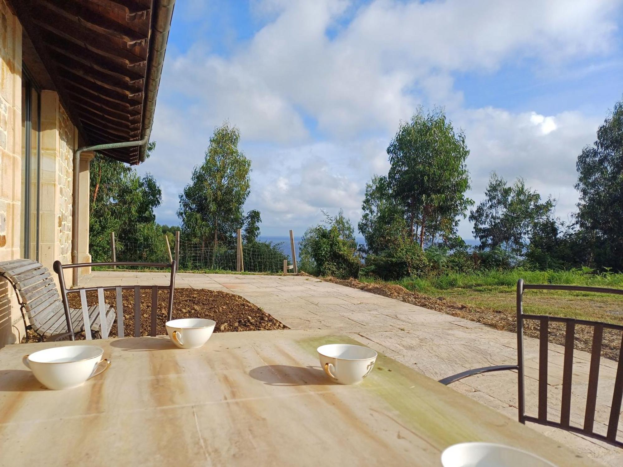 Amplio Apartamento Con Jardin En Villa Haritza Con Vistas Al Mar Ea Eksteriør bilde